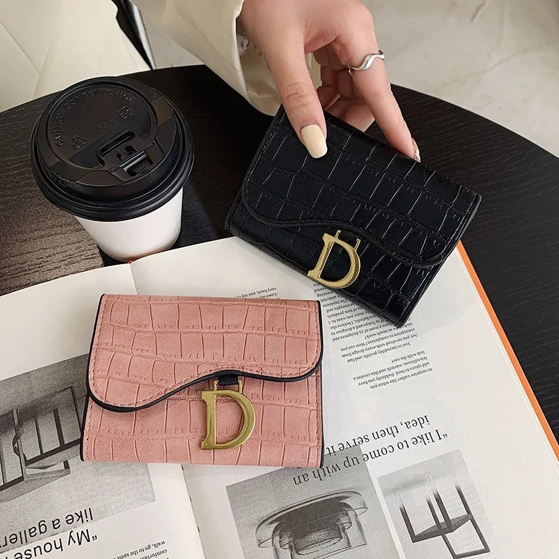Wallets Small Fashion Luxury Brand Leather Hasp Purse Women Ladies Coin Card Bag for Female Purse Money Clip Wallet Cardholder