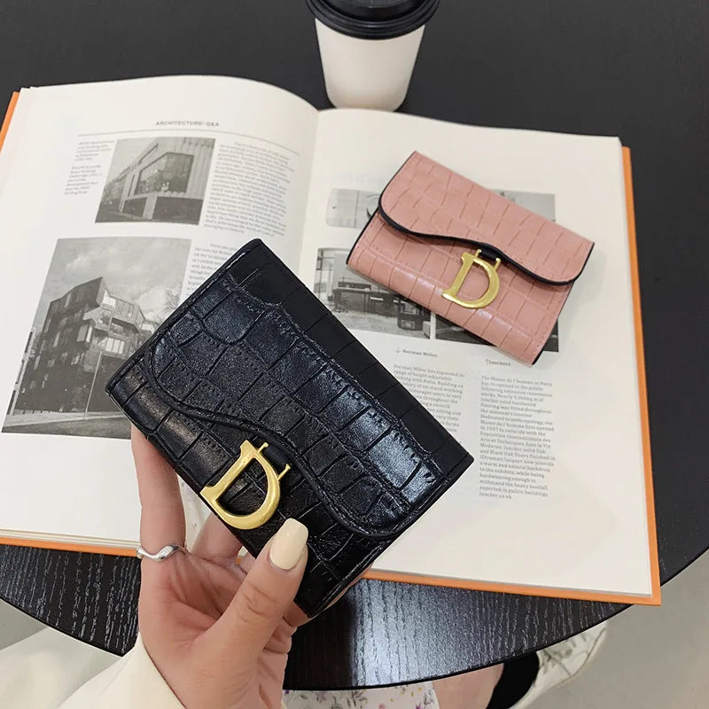 Wallets Small Fashion Luxury Brand Leather Hasp Purse Women Ladies Coin Card Bag for Female Purse Money Clip Wallet Cardholder