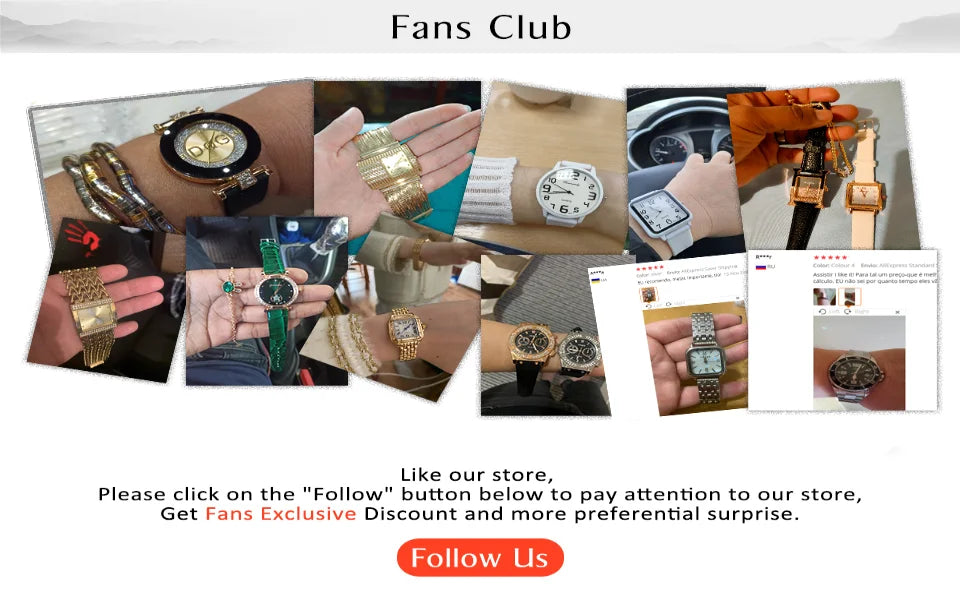 Luxury Ladies Fashion Quartz Watch Simple Scale Square Quality Gold Plated Women Watches Business Stainless Steel Folding Clock